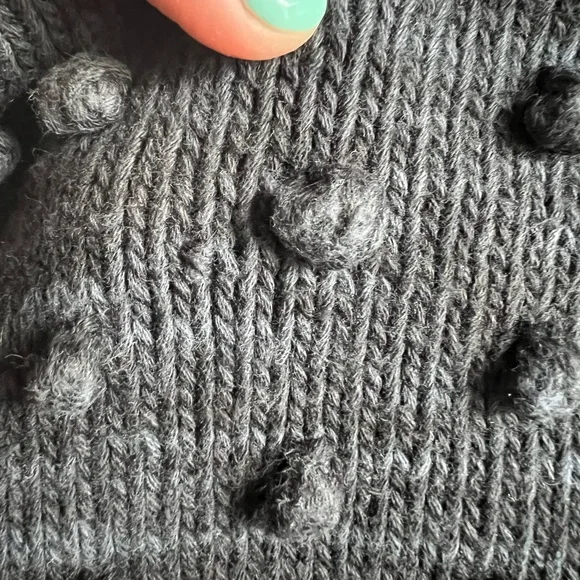 *SOLD* Misha & Puff Cotton Sweater in Pale Black - Picture 4 of 6